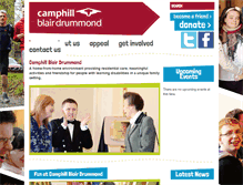 Tablet Screenshot of camphillblairdrummond.org.uk